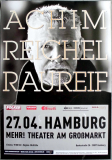 REICHEL, ACHIM - 2015 - Plakat - Live In Concert - Raureif Tour - Poster - Hamburg