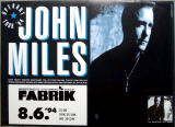 MILES, JOHN - 1994 - Plakat - In Concert - Upfront Tour - Poster - Hamburg
