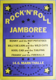 ROCK N ROLL JAMBOREE - 199X - Hot Potatoes - Tailfins - Poster - Hamburg