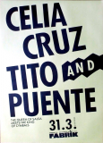 CELIA CRUE - 1997 - Plakat - In Concert - Tito Puente - Poster - Hamburg