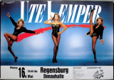 LEMPER, UTE - 1988 - Plakat - Life Is A Cabaret Tour - Poster - Regensburg