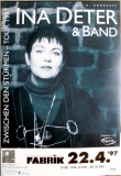 DETER, INA - 1997 - In Concert - Zwischen den Strmen Tour - Poster - Hamburg