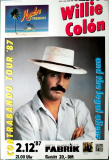 COLON, WILLIE - 1987 - Concert - Salsa - Contrabando Tour - Poster - Hamburg