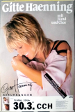 HAENNING, GITTE - 1984 - In Concert - Ber�hrungen Tour - Poster - Hamburg