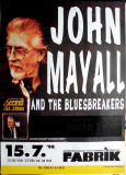 MAYALL, JOHN - 1995 - Live In Concert Tour - Poster - Hamburg