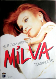 MILVA - 1985 - Plakat - Live In Concert - Musik zum Risiko Tour - Poster