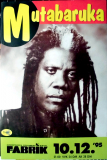 MUTABARUKA - 1995 - Live In Concert Tour - Poster - Hamburg