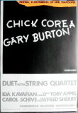 CHICK COREA - GARY BURTON - 1983 - Live In Concert - Poster - Hamburg - W3