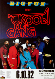 KOOL & THE GANG - 1982 - Live in Concert - Big Fun Tour - Poster - M�nchen
