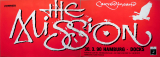 MISSION, THE - 1990 - Live In Concert - Carved Tour - Poster - Hamburg