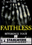 FAITHLESS - 1996 - Live In Concert - Reverence Tour - Poster - Dsseldorf