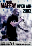 MAFFAY, PETER - 2002 - Live In Concert Tour - Poster - Bremerhaven - B