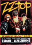 ZZ TOP - 2000 - Live In Concert - Fearless Boogie Tour - Poster - Berlin