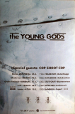 YOUNG GODS - 1992 - Plakat - Concert - Cop Shoot Cop - T.V. Sky Tour - Poster