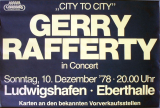 RAFFERTY, GERRY - 1978 - In Concert - City to City Tour - Poster - Ludwigshafen