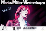 WESTERNHAGEN, MARIUS M�LLER - 1983 - Plakat - Herz....Tour - Poster - Berlin