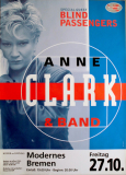 CLARK, ANNE - 1995 - In Concert - Blind Passangers Tour - Poster - Bremen
