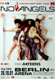 NO ANGELS - 2001 - Live In Concert - A-Teens - Daylights Tour - Poster - Berlin