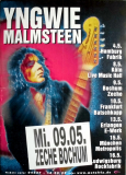 MALMSTEEN, YNGWIE - 2001 - In Concert - War To End... Tour - Poster - Bochum