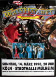 MOLLY HATCHET - 1990 - Plakat - Concert - Lighning Strikes... Tour - Poster - Kln