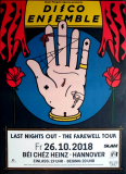 DISCO ENSEMBLE - 2018 - Plakat - In Concert - Farwell Tour - Poster - Hannover