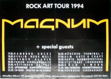 MAGNUM - 1994 - Plakat - In Concert - Rock Art Tour - Poster