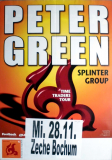 GREEN, PETER - 2001 - Plakat - In Concert - Time Traders Tour - Poster - Bochum
