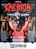 KREATOR - 2009 - Plakat - In Concert - Caliban - Chaos over Eurpoe Tour - Poster