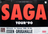 SAGA - 1990 - Plakat - In Concert - Beginner's Guide to... Tour - Poster