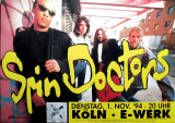 SPIN DOCTORS - 1994 - In Concert - Turn It Upside Down Tour - Poster - Kln