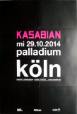 KASABIAN - 2014 - Plakat - In Concert - 48:13 Tour - Poster - Kln