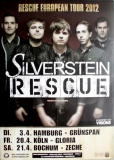 SILVERSTEIN - 2012 - Plakat - In Concert - Rescue Tour - Poster