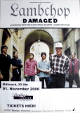 LAMBCHOP - 2006 - Plakat - In Concert - Damaged Tour - Poster - Dsseldorf