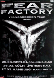 FEAR FACTORY - 2006 - Live In Concert - Transgression Tour - Poster