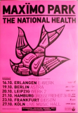 MAXIMO PARK - 2012 - Plakat - In Concert - National Health Tour - Poster