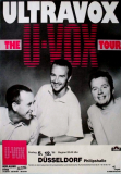 ULTRAVOX - 1986 - Plakat - In Concert - U-Vox Tour - Poster - D�sseldorf