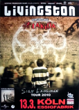 LIVINGSTON - 2010 - Plakat - Takida - Sign Language Tour - Poster - Kln