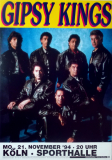 GIPSY KINGS - 1994 - GIPSY KINGS - 1999 - Live In Concert Tour - Poster - Kln