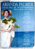 PALMER, AMANDA - DRESDEN DOLLS - 2019 - There Will Be.... Tour - Poster