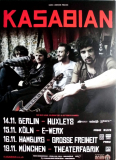 KASABIAN - 2011 - Plakat - In Concert - Velociraptor Tour - Poster