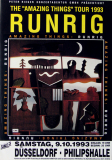 RUNRIG - 1993 - Live In Concert - Amazing Things Tour - Poster - Dsseldorf