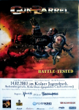 GUN BARREL - 2003 - Plakat - In Concert - Battle Tested Tour - Poster - K�ln