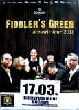 FIDDLER'S GREEN - 2011 - Plakat - in Concert - Acoustic Tour - Poster - Bochum