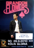 FLOWERS, BRANDON - KILLERS - 2010 - Concert - Flamingo Tour - Poster - Kln