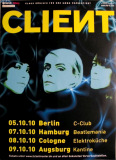 CLIENT - 2010 - Plakat - In Concert - Command Tour - Poster - B
