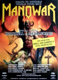 MANOWAR - 2010 - Plakat - In Concert - Death to Infields World Tour - Poster
