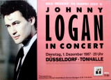 LOGAN, JOHNNY - 1987 - Plakat - In Concert Tour - Poster - Dsseldorf