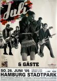 JULI - 2005 - Live In Concert - Es ist Juli Tour - Poster - Hamburg