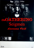 GATHERING, THE - 1998 - Plakat - Seigmen - Lacuna Coil - Nightime Birds Tour - Poster