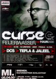 CURSE - 2000 - Live In Concert - Feuerwasser Tour - Poster - Bremen